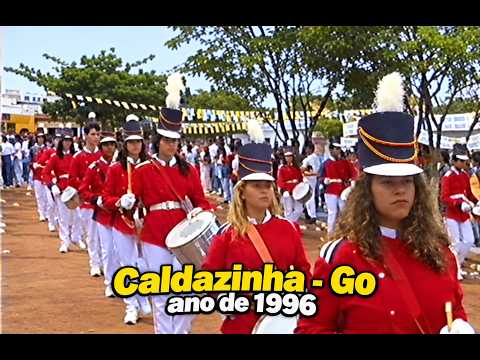 Primeira Banda Marçal da Cidade de Caldazinha e Pavimentação Asfáltica no ano de 1996