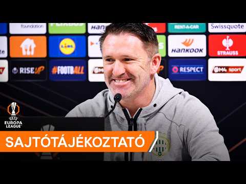 Ferencvárosi TC – Ludogorec Razgrad | Európa-liga | mérkőzés előtti SAJTÓTÁJÉKOZTATÓ🎙️