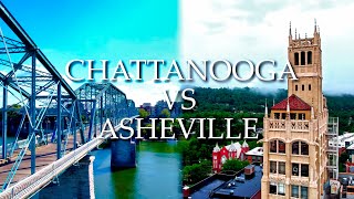 Chattanooga, TN VS Asheville, NC! Which City to Visit