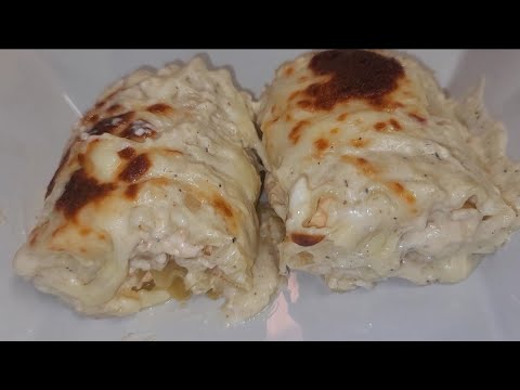 Buffalo Chicken Lasagna Roll Ups