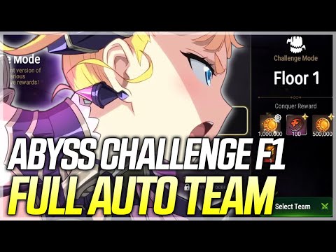 ABYSS CHALLENGE FLOOR 1 (3 STAR CLEAR with FULL AUTO TEAM) - Epic Seven