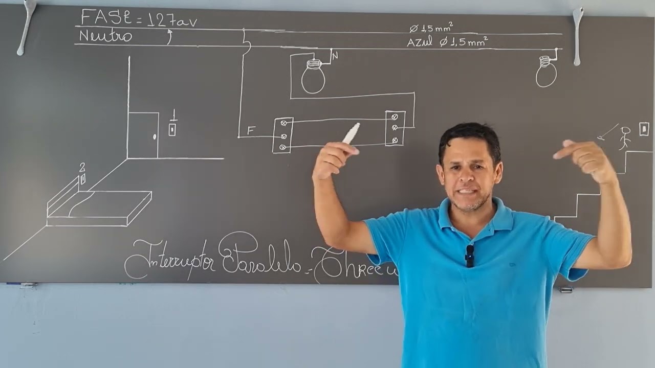 Como ligar  e desligar uma lâmpada de dois lugares diferentes