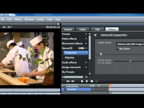 Tutorial: Movie Edit Pro 17 Plus - 3D editing (ENG)