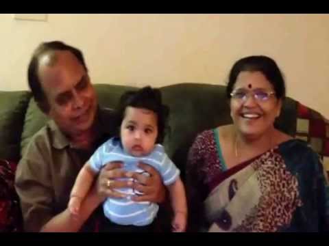 Sridhar Sruthi Anniversary surprise wishes