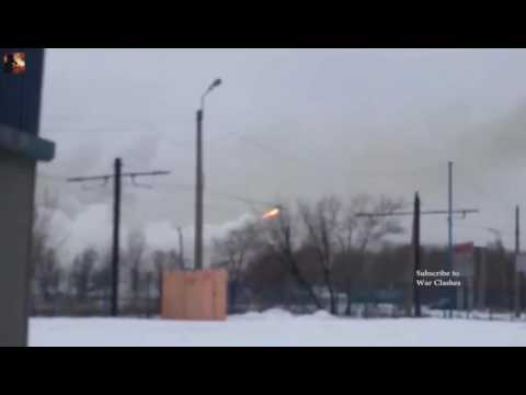 War | Ukraine War 2015 - Massive Grad Rocket Launch in City | War in Donbass