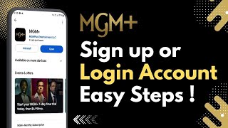 Log In MGM+ | How to Sign Up Account on MGM+ !