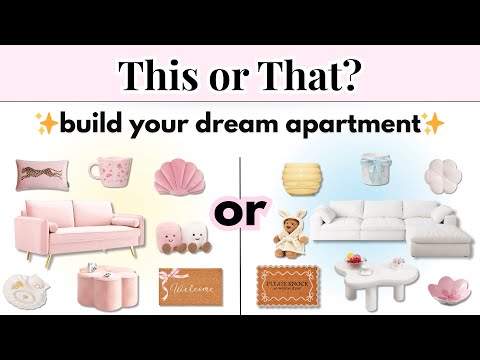 To czy tamto? Zbuduj mieszkanie swoich marzeń 💗🏘️💫 | Minimalistyczny, delikatny, dziewczęcy lub elegancki ✨