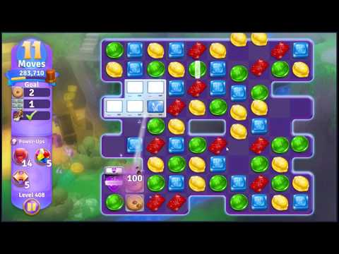 Wonka's World of Candy Level 408 - NO BOOSTERS + FULL STORY 🍫 | SKILLGAMING ✔️