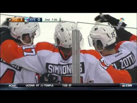 Philadelphia Flyers vs New York Rangers, 28 november 2015