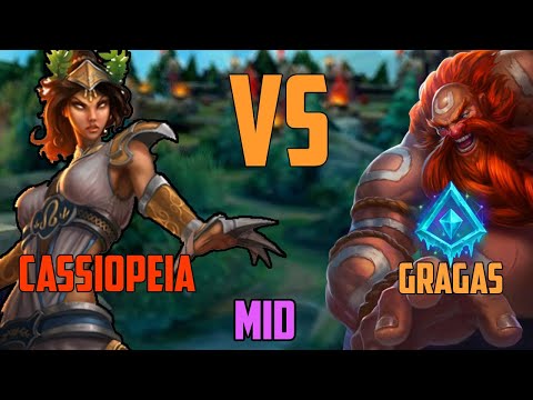 Mid Gragas vs Cassiopeia || Full Gameplay