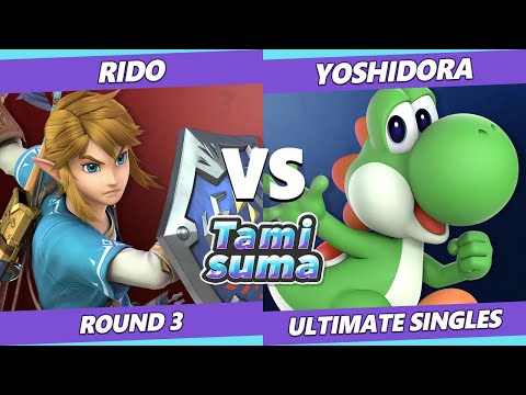 TAMISUMA 223 Round 3 - Yoshidora (Yoshi) Vs. Rido (Link) SSBU Smash Ultimate