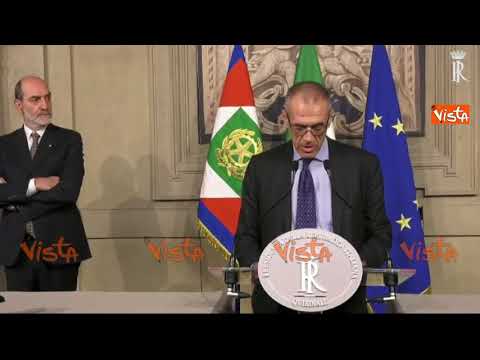 Cottarelli: "Mattarella ha chiesto un Governo che porti a nuove elezioni a inizio 2019"