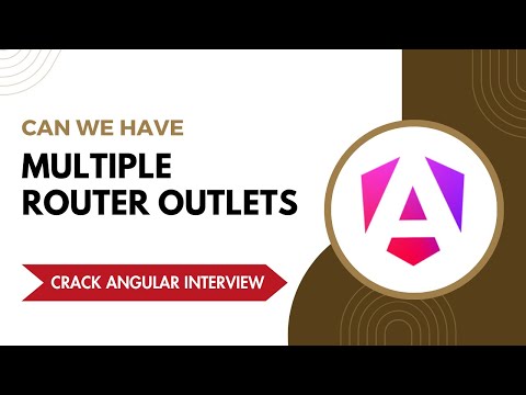 Can we have multiple router outlets in an angular application? | Angular Interview