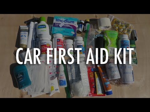 MY CAR FIRST AID KIT – For Daily Life, Road Trips, Car Camping, Vanlife, etc.