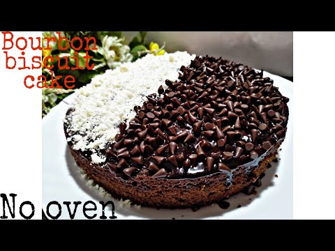 Biscuit cake recipe|Bourbon biscuit cake|Cake without oven|Eggless cake recipe|Julee Jalpan