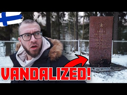 Russian Soviet Soldier's Memorial VANDALIZED in Finland