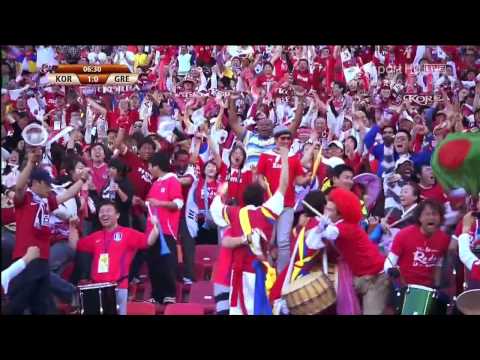 World Cup 2010 | Korea Rep. Vs. Greece [1-0] | Goal: Jung Soo Lee | 12.06.2010 | HD Quality