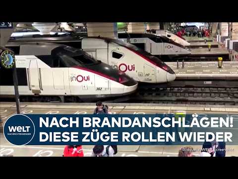 FRANKREICH: Nach linksextremen Brandanschlägen auf Bahn zum Olympia-Start - TGV rollen wieder