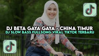 Download lagu DJ BETA GAYA GAYA CHINA TIMUR FULL BASS DROP SIUL GACOR VIRAL TIKTOK TERBARU 2026 mp3