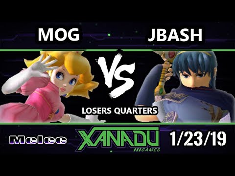 S@X 286 SSBM - MoG (Peach)  Vs. JBash (Marth) - Smash Melee Losers Quarters