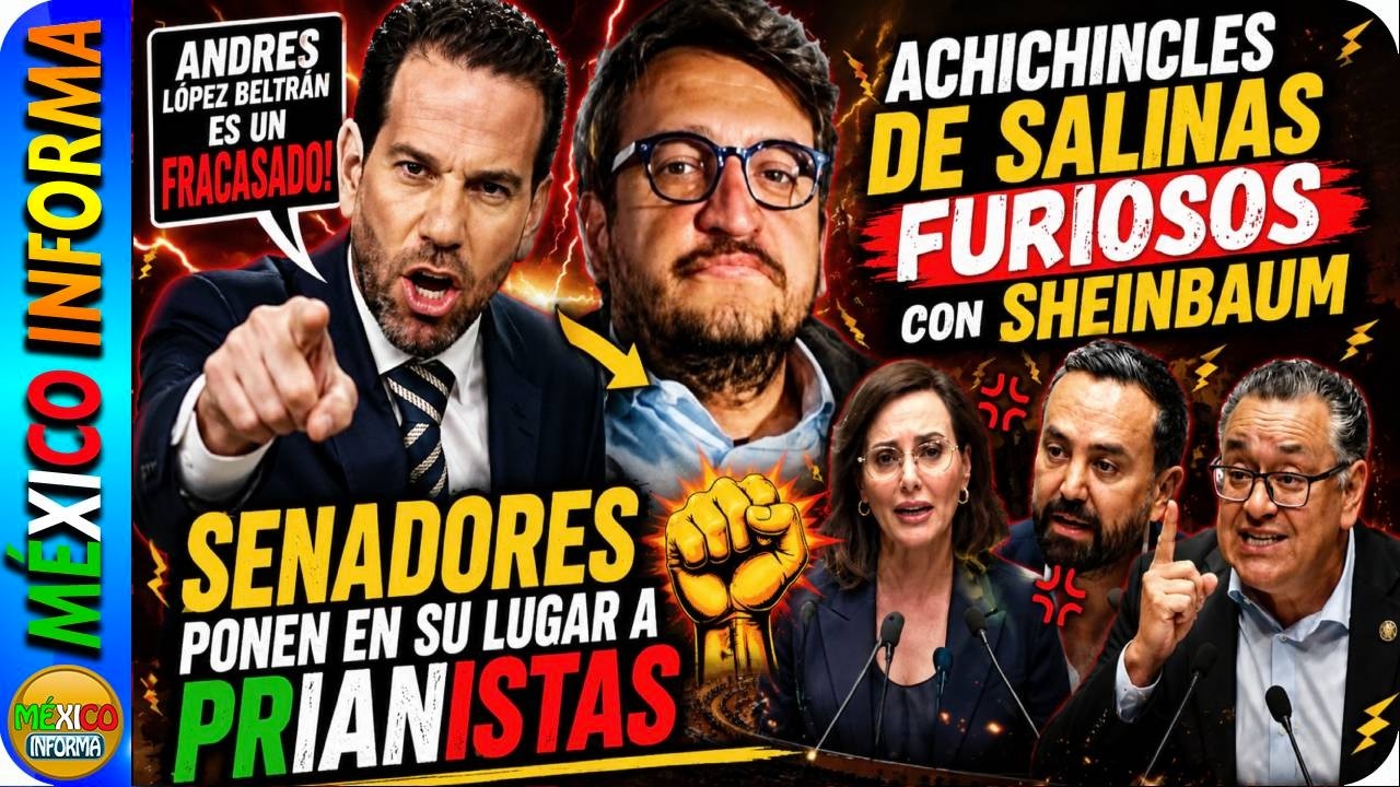 LORET LLAMA FRACASADO A ANDY. ACHICHINCLES DE SALINAS FURIOSOS CON SHEINBAUM. SENADORES DEBATEN.