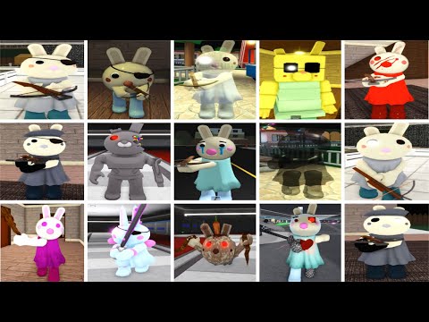 NEW ALL ROBLOX PIGGY BUNNY JUMPSCARE