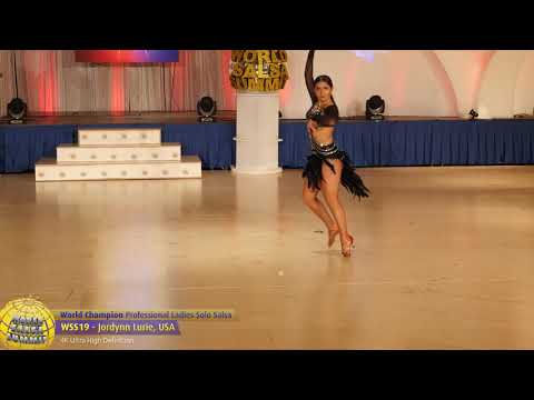 WSS19 - Jordynn Lurie Pro Ladies Solo Salsa World Champion