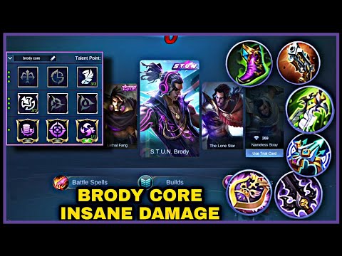 new meta brody core is back | brody jungle insane damage #MLBB #BRODYML #brodytopglobal