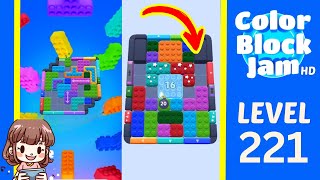 Solusi Level 221 Color Block Jam