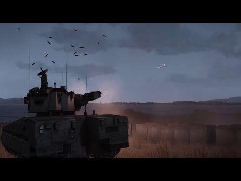 C-RAM Rhalanx CIWS Shooting Down Fighter Jet! #Arma 3,Military Simulation