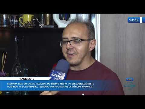 O DIA NEWS 08.11.2019  Segunda fase do ENEM 2019