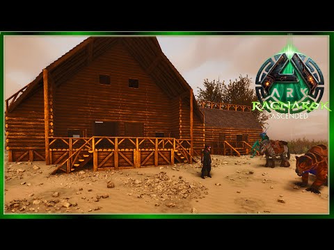 Building a House by the Bay in Ark Ragnarok Nomad 23
