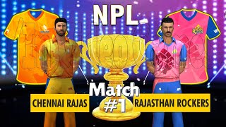 #1 CSK vs RR - Chennai vs Rajasthan - NPL / IPL 2020 WCC 3 World Cricket Championship Live Stream