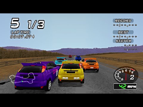 Ford Racing PS1 Gameplay HD (Beetle PSX HW)