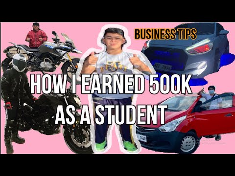 How I earned ₱500,000 as a student | buy and sell business | business tips | business ideas