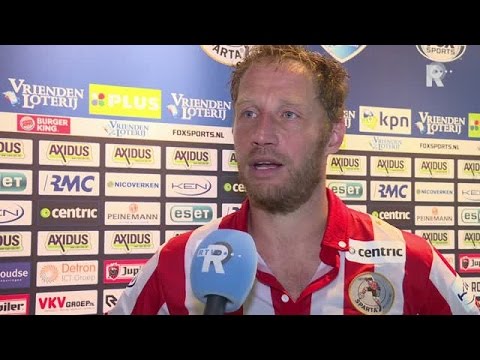 Michel Breuer na afloop van Sparta - AZ