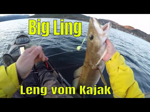 Big Ling - Groesster Leng jemals vom Kajak gefangen??? (engl.subtitles)