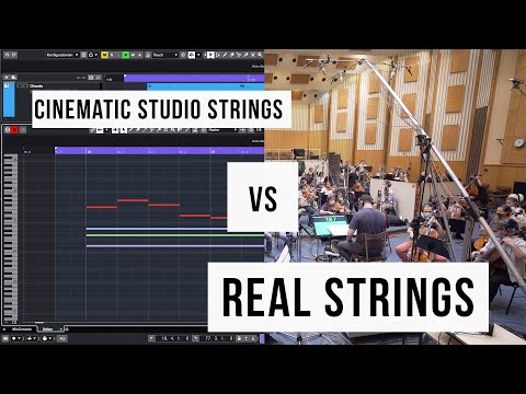 Cinematic Studio Strings  vs Real Orchestra Strings - Comparison