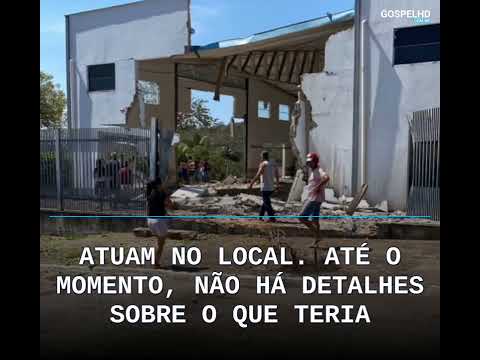 Caminhão invade salão paroquial em Crixás; duas mortes e causas sob apuração