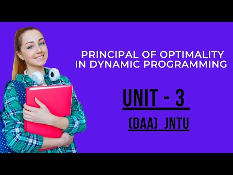 Principal of Optimality | DAA | #jntu