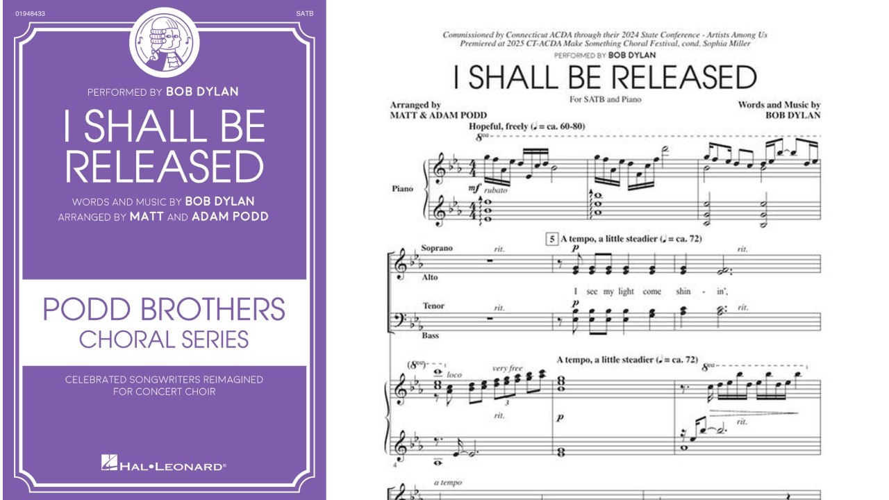 I Shall Be Released by Bob Dylan | SATB Choir | Arr. Matt & Adam Podd