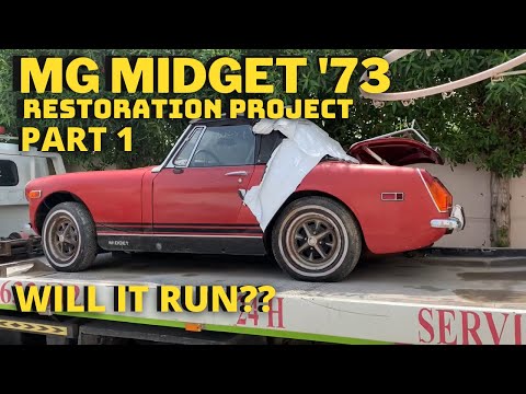 WILL IT RUN?? part 1, MG MIDGET RESTORATION PROJECT 2