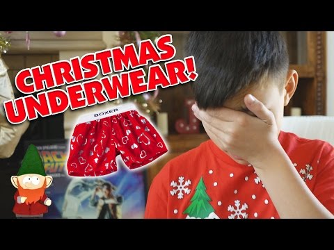 I GOT UNDERWEAR FOR CHRISTMAS!!! Video
