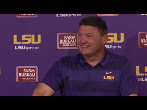Video: Post-Spring Game Comments From Ed Orgeron