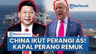 Rangkuman Perang AS-Iran: China Ikut Lawan AS, Kapal Perang Washington Rusak, Nyawa Trump Terancam