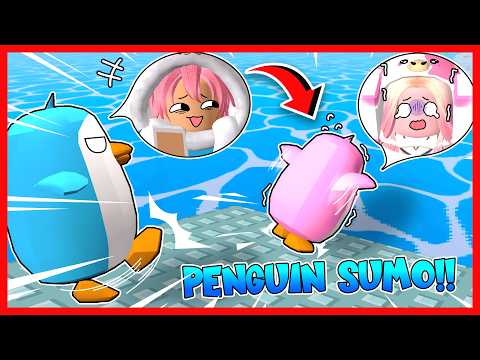 SO HILARIOUS!! ATUN & MOMON TURN INTO CUTE PENGUINS AND FIGHT EACH OTHER!! Roblox