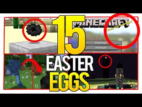 UnspeakableReacts - 15 Minecraft Secret Hidden Easter Eggs