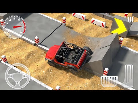 4x4 Spin Mud Jeep Drive Offroad - Car Trials Crash Driver Simulator - Android GamePlay #4