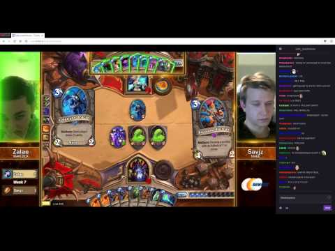 ESL Legendary Series - Week 7 - Zalae (Warlock) vs Savjz (Mage) - fight 4 - Hearthstone