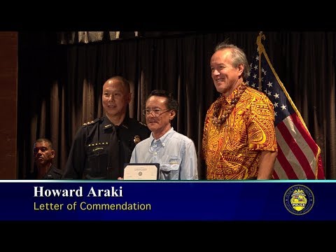 2017 First Quarter Awards: Letter of Commendation